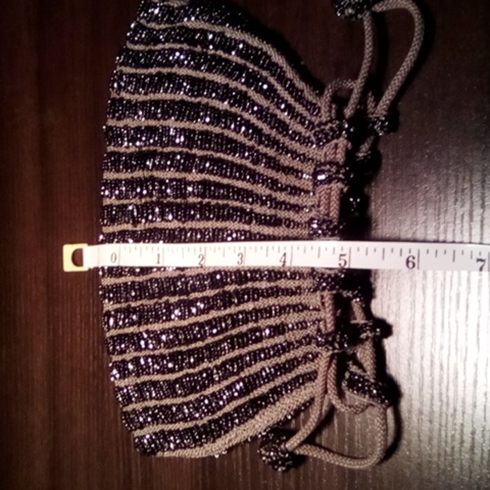 VINTAGE 1920'S-1930'S Draped Drawstring Handbag - Picture 9 of 9